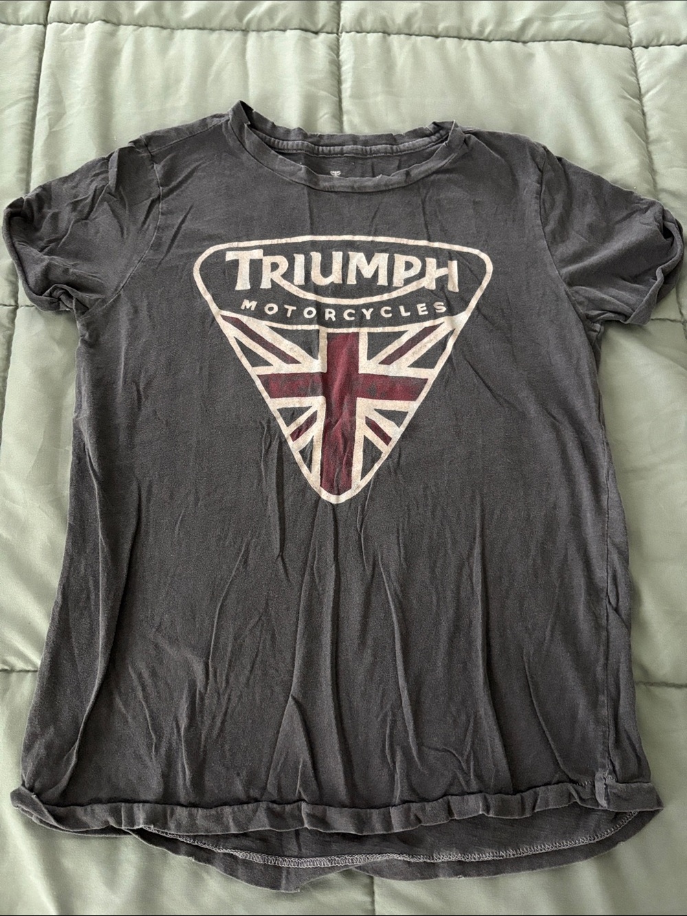 Triumph Black Short Sleeve Graphic Tee